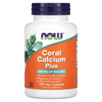 NOW Coral Calcium Plus Magnesium & Vitamid D (100 вегкапсул)