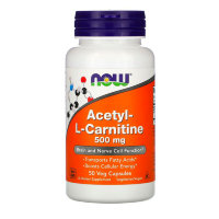 NOW Acetyl-L-Carnitine 500мг (50 вегкапсул)