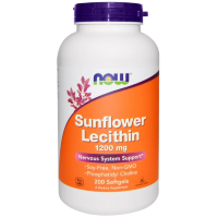 NOW Sunflower Lecithin 1200 мг (200 софтгелей)