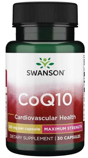 SWANSON Coq10 200 mg Maximum Strength (30 капсул) SWANSON Ultra Coq10 Max STR 200 mg (30 капсул)