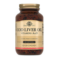 SOLGAR Cod Liver Oil with Vitamin A & D (100 софтгелей)