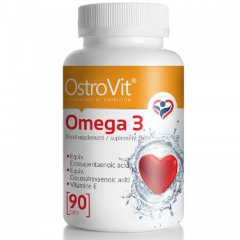 Ostrovit Omega 3 (90 таблеток) OMEGA 3 является спортивной пищевой добавкой, чья основная задача заключается в регенерации внутренних органов, а также снижение уровня триглицеридов и поддержка нервной системы.