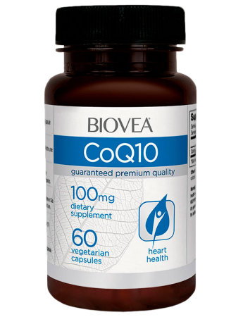BIOVEA Coenzyme Q10 100 мг (60 вег. капсул) BIOVEA Coenzyme Q10 100 мг (60 вег. капсул)