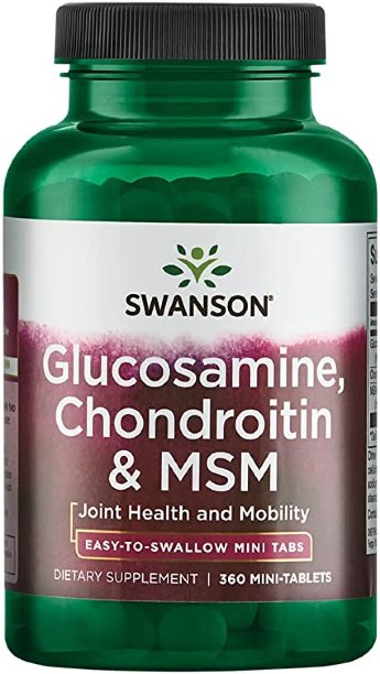 SWANSON Glucosamine, Chondroitin &amp; Msm - Mini Tabs (360 таблеток) SWANSON Glucosamine, Chondroitin & Msm - Mini Tabs (360 таблеток)