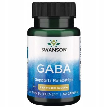 SWANSON Gaba 250 mg (60 капсул) SWANSON Gaba 250 mg (60 капсул)