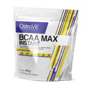 OstroVit BCAA Max Instant ( 400 г) OstroVit BCAA MAX INSTANT - это пищевая добавка повышенной эффективности. Добавка содержит быстрорастворимые аминокислоты bcaa, которые обеспечивают отличную растворимость самого продукта. Благодаря BCAA MAX INSTANT, ускоряется процесс восстановления мышц после интенсивных тренировок, ускоряется синтез белка и обеспечивается более эффективная защита от катаболизма мышц.