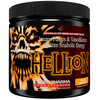 CLOMA PHARMA Hellion (30 порций) loma Pharma Hellion - мощный предварительный комплекс, который поможет увеличить продолжительность тренировки или физических упражнений.