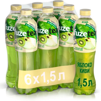 FUZE TEA Zero (бутылка) 1,5л (коробка 6шт) Насыщенный вкус чая в версии без сахара. Фьюжн есть. Сахара нет.