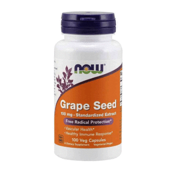 NOW Grape Seed 100mg (100 вегкапсул) NOW Grape Seed - это эффективный антиоксидант для здоровья и долголетия спортсменов и активных людей. Основу добавки составляет экстракт виноградных косточек. 