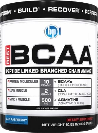 BPI Sports Best BCAA (30 порций) Формула Best BCAA BPI Sports –  формула в которой три аминокислоты с разветвленными цепями формируют олигопептиды.