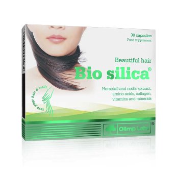 OLIMP Bio Silica (30 капсул) Olimp Bio Silica является комплексной биологически активной добавкой, содержащей набор биологически активных компонентов, которые несут ответственность за общее состояние кожи, волос и ногтей.