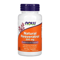 NOW Resveratrol 200 mg (60 вегкапсул)