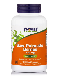 NOW Saw Palmetto Berries 550mg (100 вегкапсул)