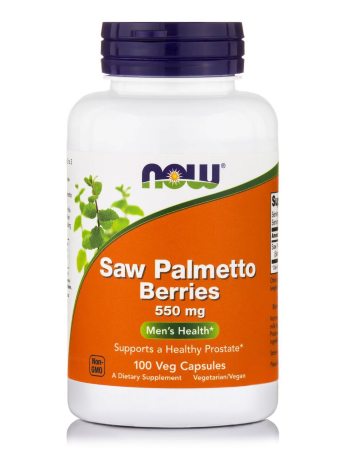 NOW Saw Palmetto Berries 550mg (100 вегкапсул) NOW Saw Palmetto 550mg (100 вегкапсул)