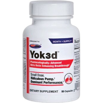 USPlabs Yok3d (90 капсул) USPLabs Yok3d - добавка, доказывающая, что есть иной путь, кроме традиционного классического, для увеличения уровня оксида азота.