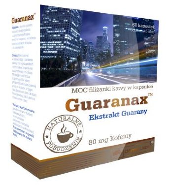 OLIMP Guaranax 60 кап Guaranax - это универсальный энергетик, содержащий кофеин, полученный из экстракта гуараны.