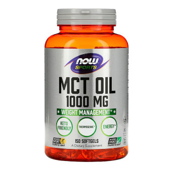 NOW MCT Oil 1000 мг (150 софтгелей) NOW MCT Oil 1000 мг (150 софтгелей)