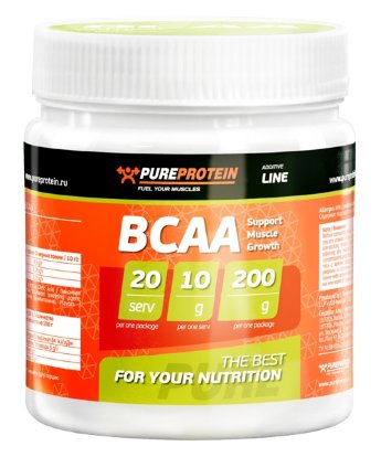 PureProtein BCAA (200гр) BCAA представляют собой группу из трех незаменимых аминокислот