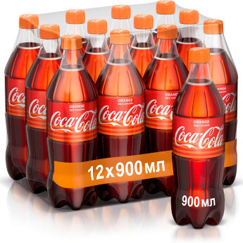 COCA-COLA Zero (бутылка) 900 мл (коробка 12шт) Coca-Cola Orange Zero - один из самых ярких вкусов Coca-Cola. Секрет успеха Coca-Cola Orange Zero – в сочетании освежающего вкуса Coca-Cola с ароматным апельсином. Цитрусовые нотки мягко подчеркивают неповторимый вкус Coca-Cola, делая день чуточку ярче и насыщеннее. Не задумываясь о калориях.