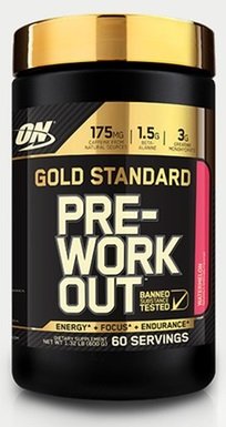 OPTIMUM NUTRITION Gold Standard PRE- (60 порций) Gold Standard Pre-Workout от Optimum Nutrition – это инновационный предтренировочный продукт, выполненный из проверенных и безопасных ингредиентов.