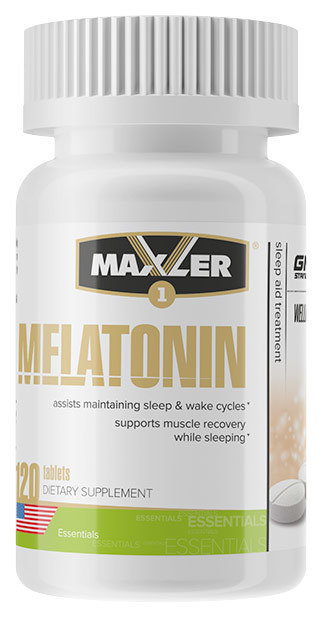 MAXLER USA Melatonin 3 мг (120 таблеток) Препарат Melatonin Sleep Max поможет Вашему телу полностью отдохнуть после интенсивных тренировок. Эта натуральная диетическая добавка оказывает на Ваш организм комплексное успокаивающее действие, помогает быстрее заснуть, обеспечивает здоровый сон на протяжении всей ночи и прилив бодрости утром. Исследования английских ученых доказали, что недосыпание в течение двух дней подряд резко снижает сопротивляемость иммунной системы человека, поэтому мелатонин окажется прекрасным выбором для людей, страдающих бессонницей.