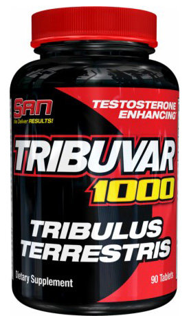 SAN Tribuvar 1000 (90 таблеток) Tribuvar содержит высококачественный экстракт Tribulus Terrestris (45% сапонинов фуростанола).