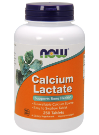 NOW Calcium Lactate 250 таб