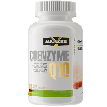 MAXLER EU Coenzyme Q10 100mg (120 софтгелей) Coenzyme Q10 – превосходная добавка к рациону являющаяся природным антиоксидантом, которая помогает повысить качество жизни, укрепить и оздоровить организм. Данный продукт успешно замедляет процессы старения, помогает в борьбе с лишним весом, гипертонией, предотвращает почечную недостаточность и борется с хронической усталостью. Являясь важным источником энергии и отвечая за активность клеток сердца и тела, Coenzyme Q10 быстро улучшает общее самочувствие.