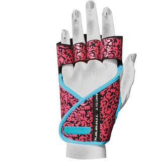Перчатки атлетические CHIBA Lady Motivation Gloves (40936) Розово-Бирюзовые 