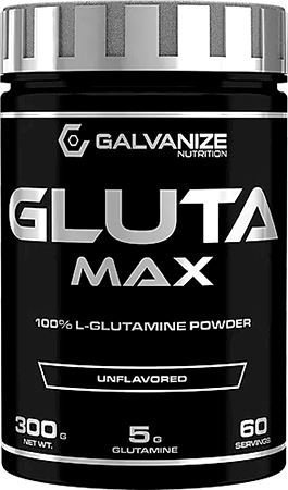 GALVANIZE Gluta Max 300 г Gluta Max от Galvanize - это 100% чистый глютамин европейского качества, являющийся наиболее востребованной аминокислотой тренирующегося человека. Высокая доля глютамина в структуре белков человека, особенно в мышечной ткани, обуславливает его высокую потребность.