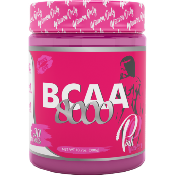 STEEL POWER Pink Power BCAA 8000 300 г Pink BCAA 8000 - комплекс, состоящий из трех незаменимых аминокислот: Лейцин, Изолейцин, Валин, объединенных по формуле 2-1-1 соответственно. Они являются основным материалом для построения новых мышц и составляют 35% всех аминокислот в мышцах.