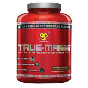 BSN True-Mass (2,61кг) BSN True-Mass — это гейнер высочайшего качества, который поможет эффективно увеличить количество калорий, потребляемых ежедневно, максимизирует прирост чистой массы и снабдит мышцы необходимыми для роста аминокислотами.