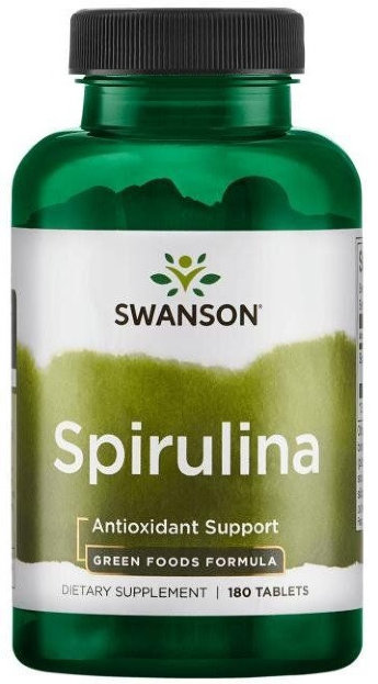 SWANSON Spirulina 500 mg (180 таблеток) SWANSON Greens Spirulina 500 mg (180 таблеток)