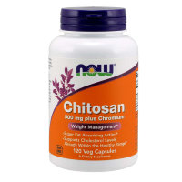 NOW Chitosan Plus Chromium 500 мг (120 вегкапсул)