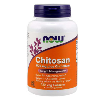 NOW Chitosan Plus Chromium 500 мг (120 вегкапсул) NOW Chitosan Plus - это натуральный блокатор жиров, предназначенный для контроля веса и поддержки здоровья ЖКТ. В его основе одноименный полисахарид, разработанный по технологии LipoSan Ultra®.Он быстро усваивается и начинает действовать на полную с первых порций.
