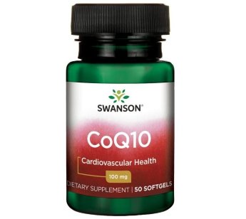 SWANSON CoQ10 100 mg (50 софтгелей) SWANSON Ultra CoQ10 100 mg (50 софтгелей)