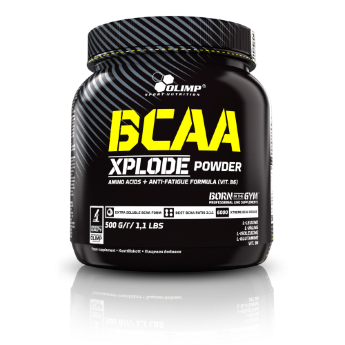 Olimp BCAA Xplode (500грамм) BCAA Xplode Olimp — порошковые BCAA + глютамин. Это очень концентрированный препарат с высокой дозировкой (6 гр. BCAA + 1 гр. глютамина в порции).