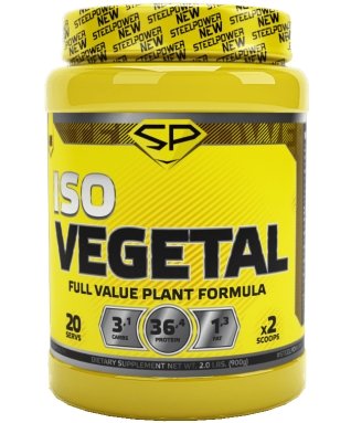STEEL POWER ISO Vegetal 900 г Соевый белок – на сегодняшний день изолят соевого белка является реальным конкурентом животным белкам, а по некоторым позициям даже превосходит животные белки.