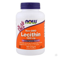 NOW Sunflower Lecithin 1200 мг (100 софтгелей)