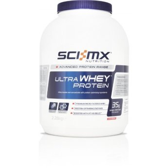 SCI-MX Ultra Whey Protein 2300 г Сывороточный изолят и концентрат ULTRA WHEY PROTEIN создан для увеличения размера мышц, показателей силы и выносливости. ULTRA WHEY PROTEIN:	
помогает во время тренировок: сохраняет и питает мышцы,
содержит Aminogen®, Vit-MX-Build™ & OptiZyme™,
богат аминокислотами ВСАА и глутамином, которые необходимы в бодибилдинге.