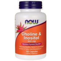 NOW Choline & Inositol (100 вегкапсул)