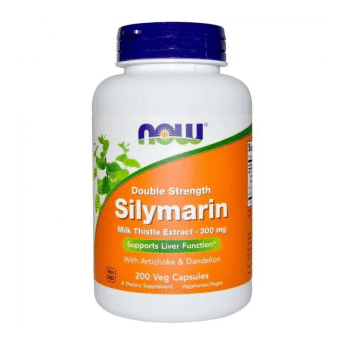 NOW Silymarin Milk Thistle 300 мг (200 вегкапсул) ​Silymarin Milk Thistle Extract от компании NOW - это экстракт расторопши, который содержит целую гамму полезных веществ и витаминов. Комплекс для очистки печени.