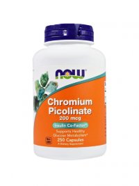 NOW Chromium Picolinate 200 мкг (250 вегкапсул)