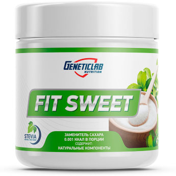 GENETICLAB Fit Sweet 200 г Выверенная формула сахзама Fit Sweet позволяет насладиться приятным, знакомым, родным вкусом сахара без лишних калорий.