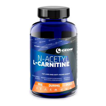 GEON Acetyl L-Carnitine 75 кап Acetyl-L-Carnitine — это карнитин в самой эффективной форме!