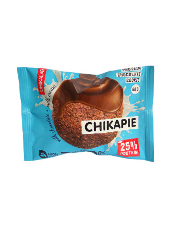 BOMBBAR CHIKAPIE Протеиновое печенье с начинкой Chikalab (60 гр.) CHIKAPIE — новое протеиновое печенье, покрытое молочным шоколадом с удивительной начинкой внутри! И все это без сахара!