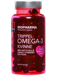 BIOPHARMA Trippel Omega-3 Kvinne ЖЕНСКАЯ (120 капсул)