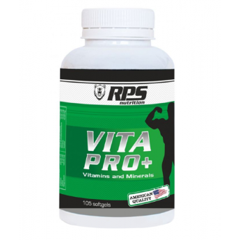 RPS VitaPro+ (105 капсул) Vita Pro+ от RPS - сбалансированный комплекс витаминов и минералов разработанный специально для спортсменов и людей ведущих активный образ жизни.