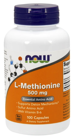 NOW L-Methionine 500 mg (100 капсул) NOW L-Methionine 500 mg (100 капсул)