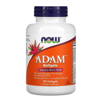 NOW Adam (90 капсул) Мультивитаминная «сборка» для настоящих мужчин. В состав препарата входят важные витамины, минералы и натуральные компоненты, необходимые для поддержания мужского организма в отличной форме.